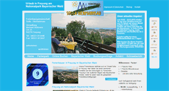 Desktop Screenshot of ferienhaus-freyung.de
