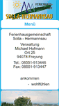 Mobile Screenshot of ferienhaus-freyung.de